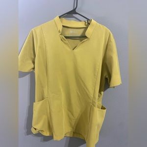 Figs gold Inala top